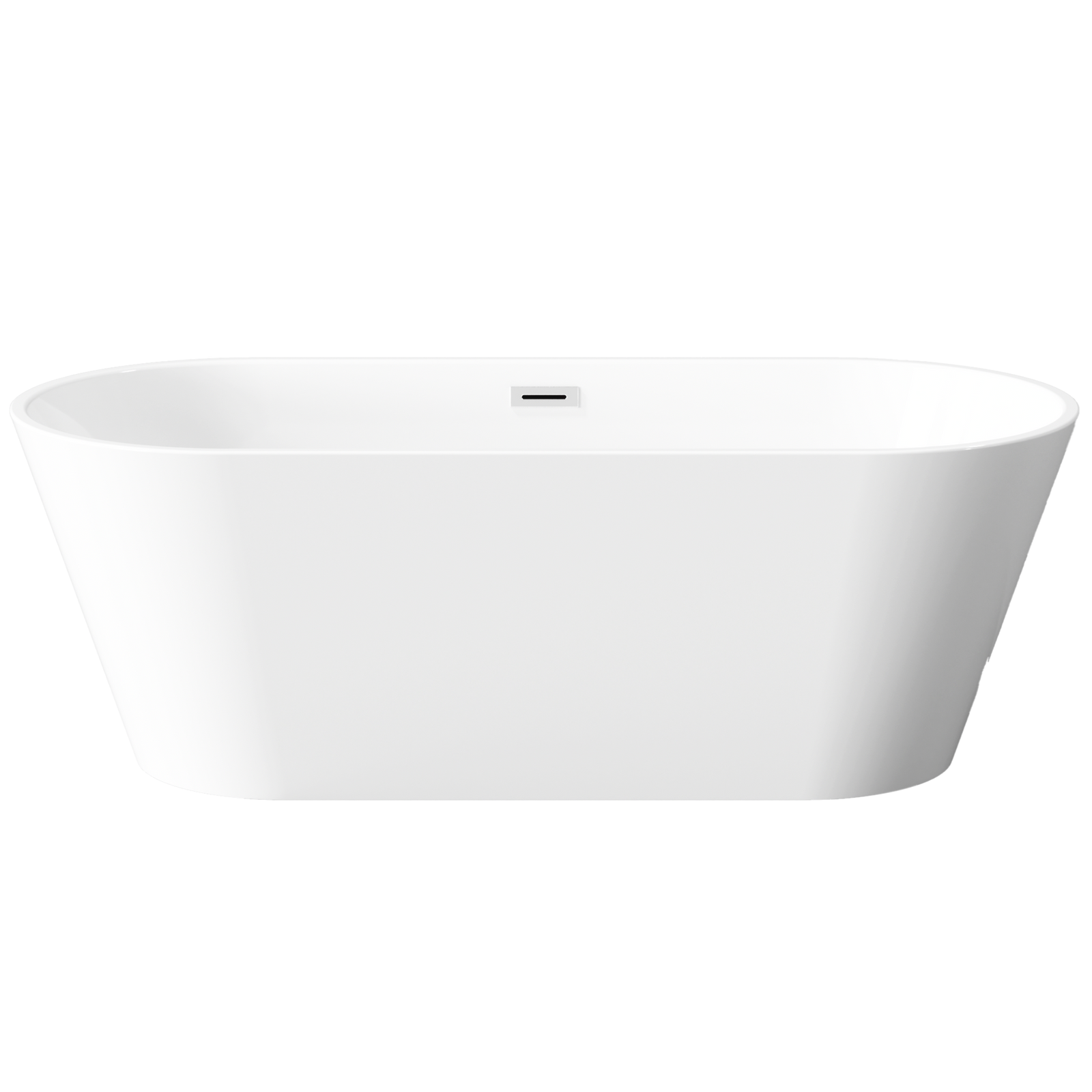 WANNA WOLNOSTOJ�CA 170 CM LIMNOS Z SYFONEM CHROM