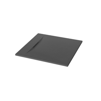 BRODZIK PRYSZNICOWY KWADRATOWY ALVERO INVENA TREND, 80X80 CM CZARNY