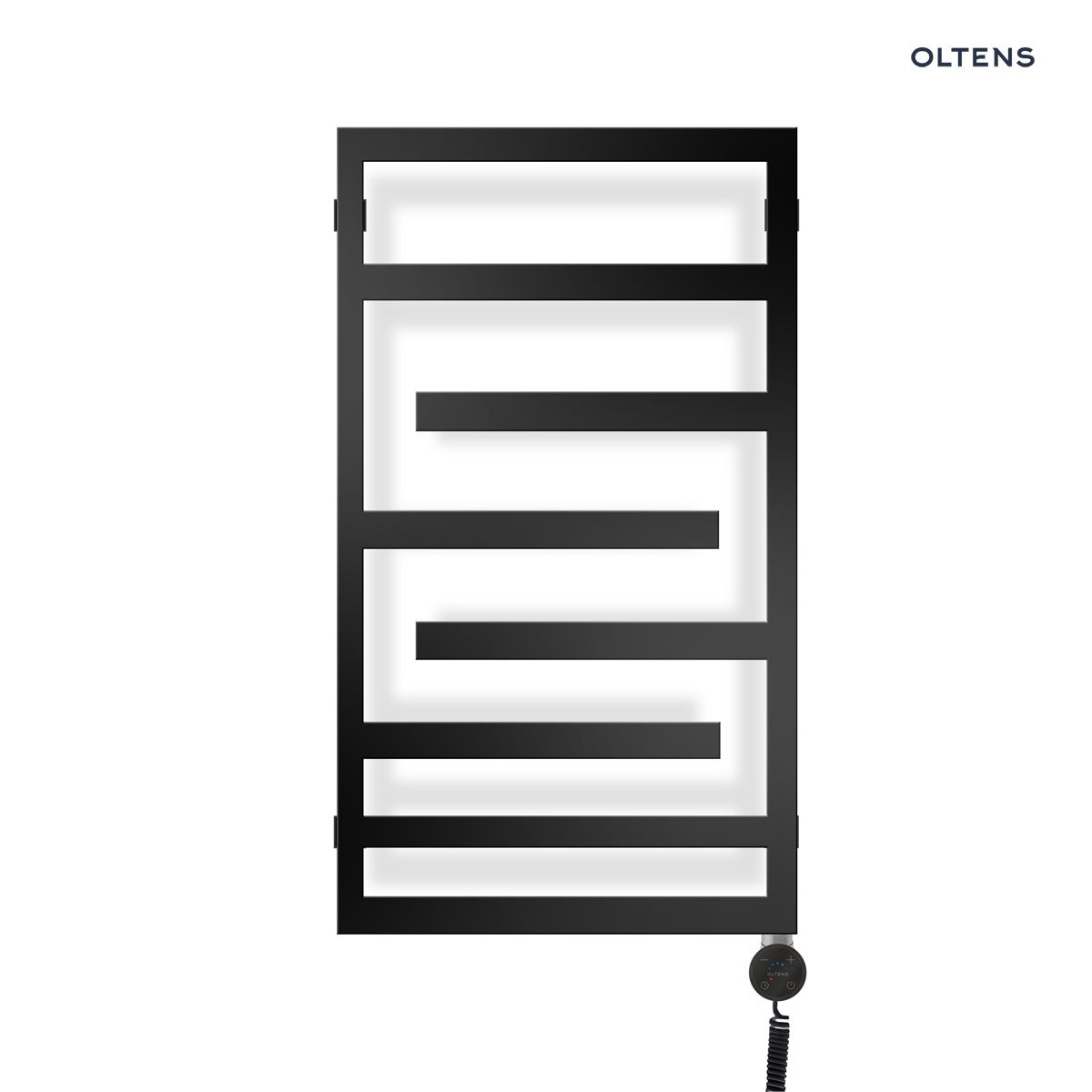 Oltens Flamma (e) grzejnik elektryczny 88x50 czarny mat 55113300