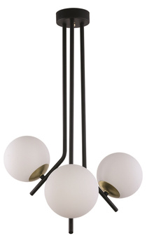 TIM nowoczesny żyrandol 3-punktowy satynowany 1732