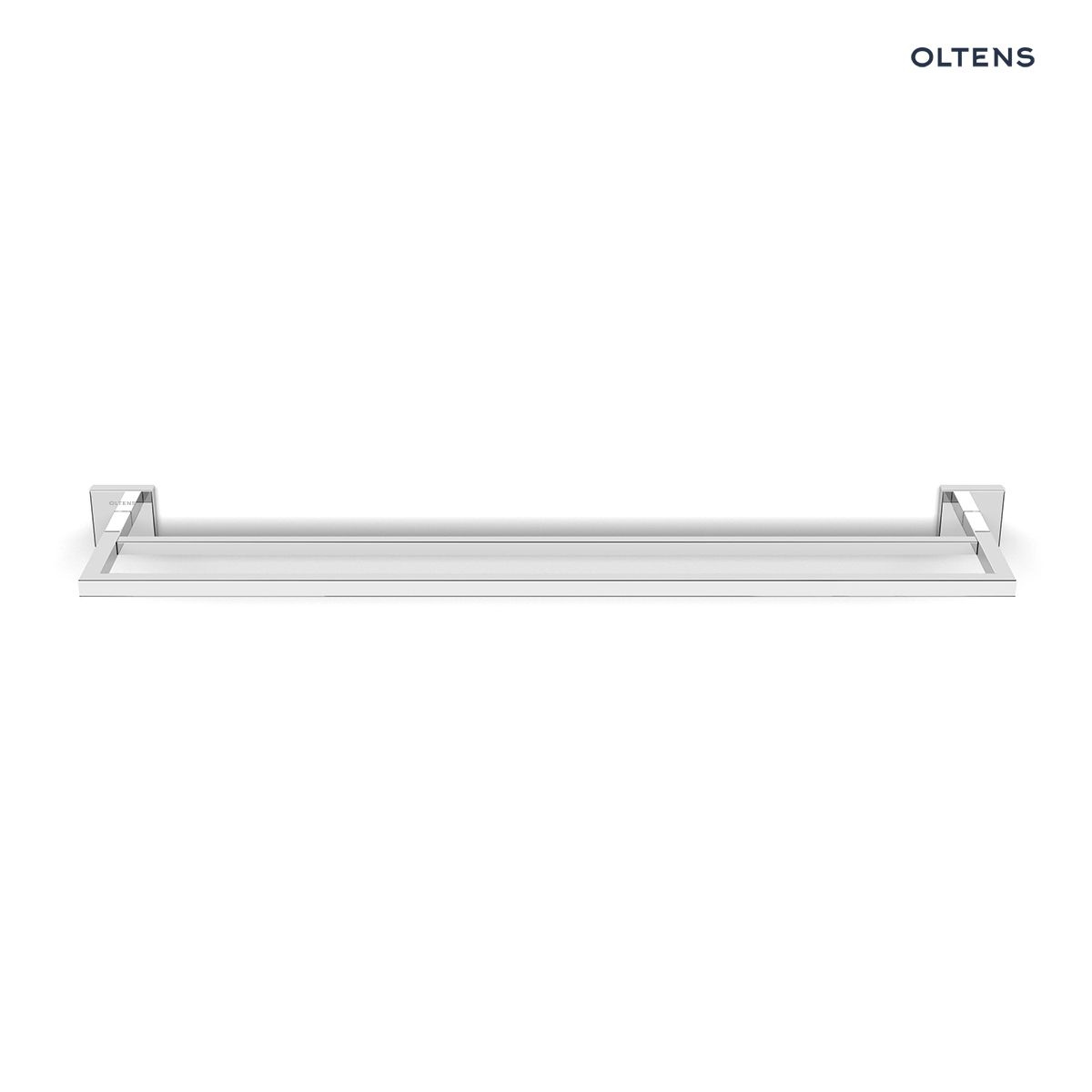 Oltens Tved wieszak na ręcznik 60 cm podwójny chrom 80107100