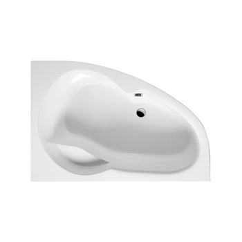 Newa Plus wanna narożna 150x95 cm prawa, biały połysk