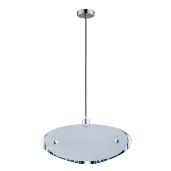 Szklana lampa wisząca KELIS 61304 CHROM
