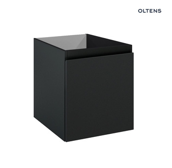 Oltens Vernal szafka 40 cm podumywalkowa wisząca czarny mat 60018300