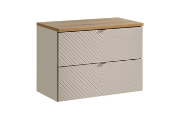 Zestaw mebli łazienkowych Viva Cashmere 80cm z blatem – SET-VIC B OAK 80CM S