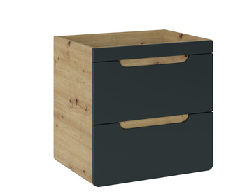 Szafka pod umywalkę Comad Dąb Craft, Szary Kosmos 60 cm – ARUBA COSMOS 820- 60CM FSC