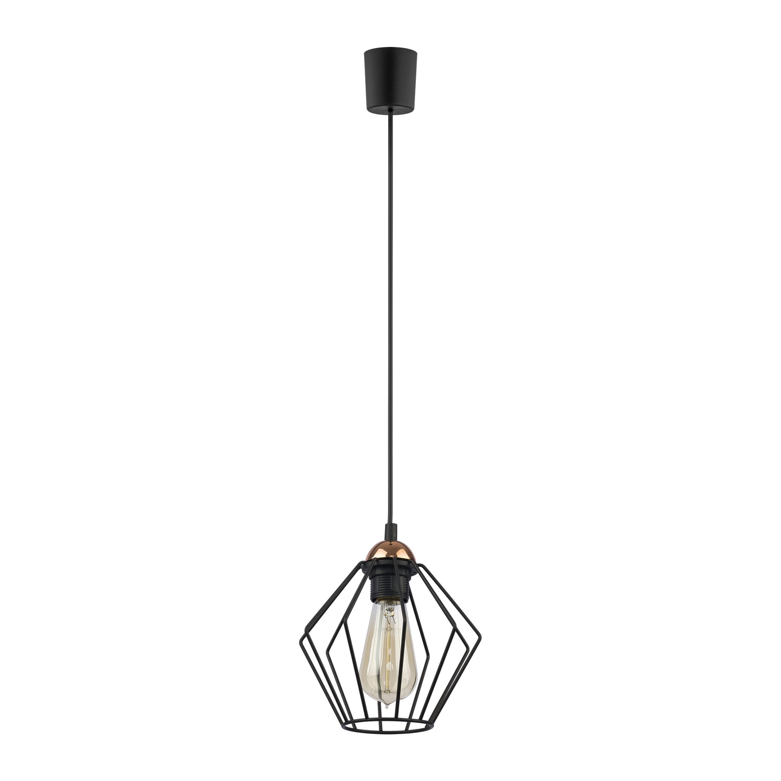 Designerska lampa wiszca w stylu Loft E27 czarny GALAXY 1642 TK Lighting