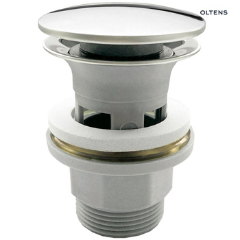 Oltens Jelsa korek do umywalki klik klak okrągły z przelewem G 1 1/4 chrom 05103100