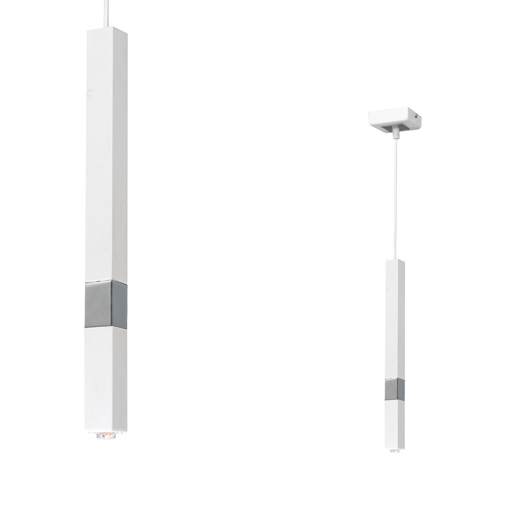 Lampa wiszca CASTRO WHITE / CHROME 1xG9