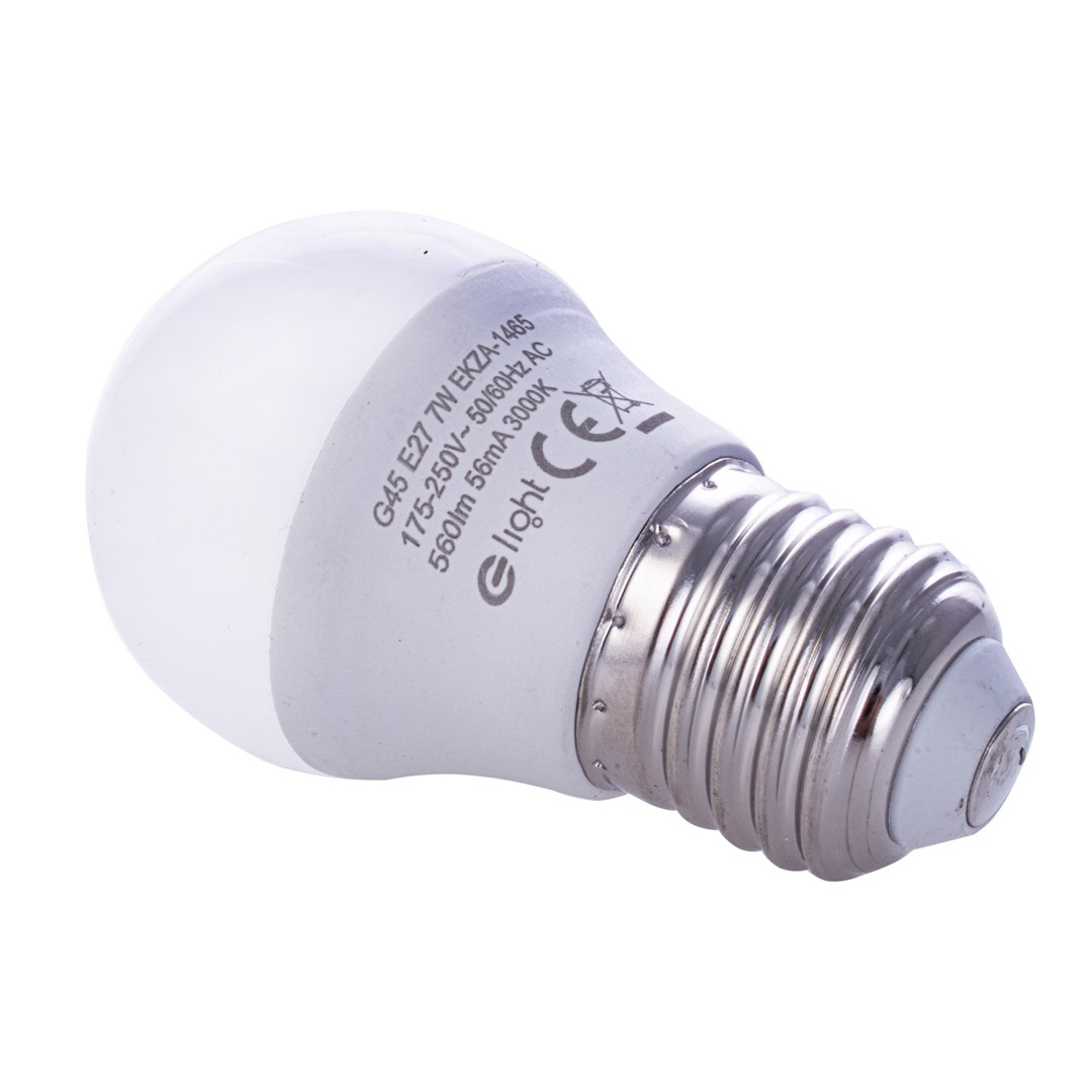 arwka LED 7W E27 G45. Barwa: Ciepa