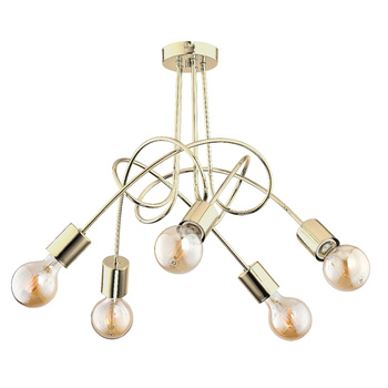 Żyrandol 5-punktowy TANGO 28315 ZŁOTY