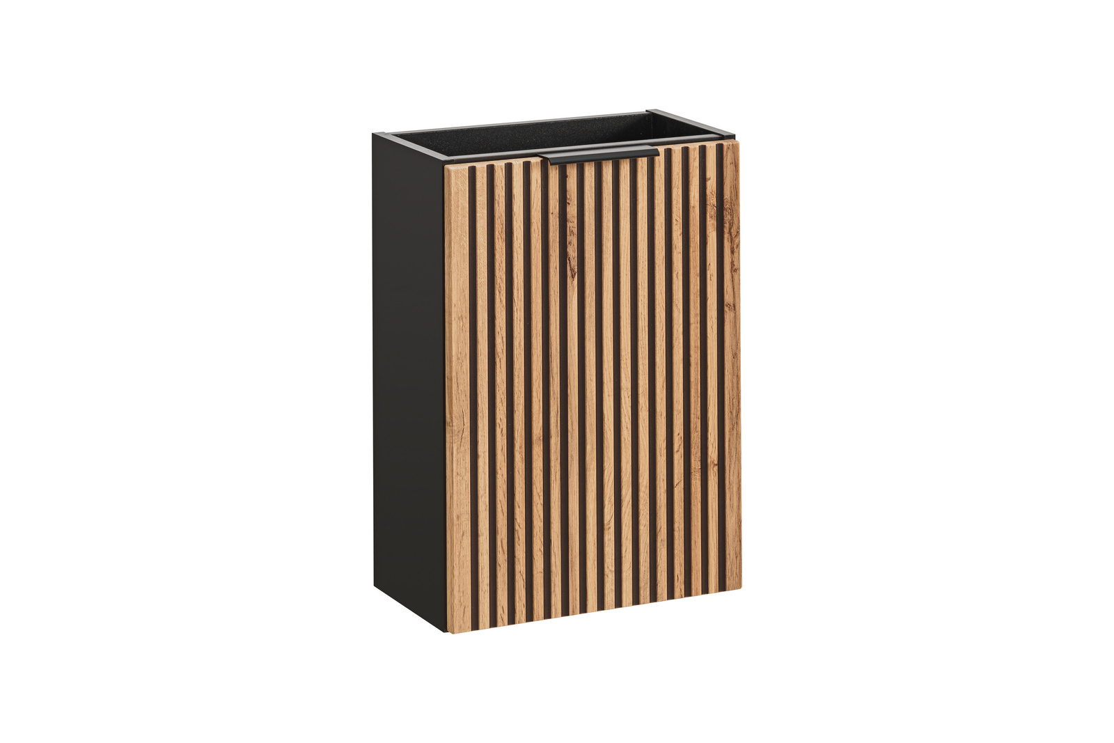 Szafka pod umywalkę 20x40cm 1 drzwi XILO BLACK WOTAN 82-40-D-1D