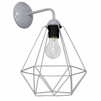 Kinkiet Basket 1xE27 Szary