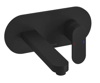 Bateria umywalkowa podtynkowa Ravak Chrome CR I 019.00BL.O1 z korpusem czarny mat X070430