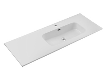 Umywalka meblowa jednokomorowa 120cm z blatem ceramicznym GO 2 120CM R DP ( E-8095-120R )
