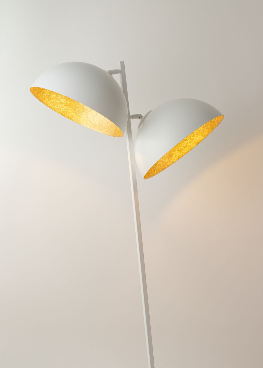 Sfera 50335 lampa podogowa 2xE27 biaa/zota