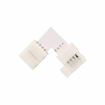 Złączka LED RGB 10mm. Kształt: L