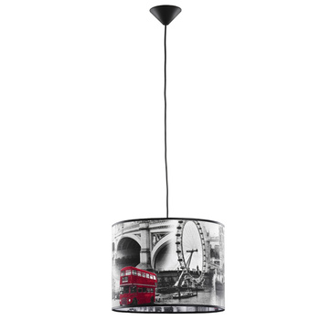 Lampa wisząca abażur London Londyn  1xE27