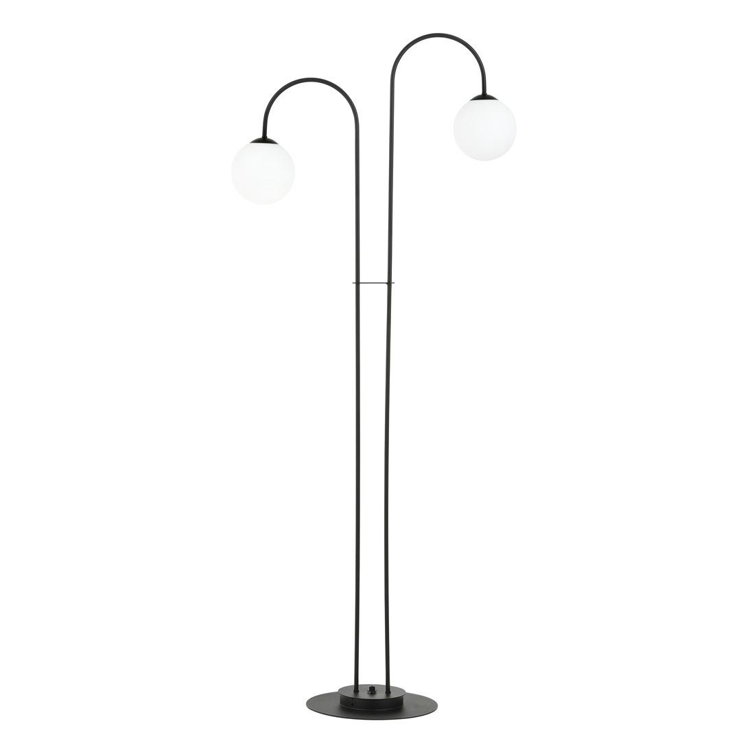 Lampa podogowa z kloszami ARCHI LP2 BL OPAL 1288/LP2