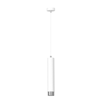 Lampa wisząca biała tuba 30W GU10 641/1 KIBO 1