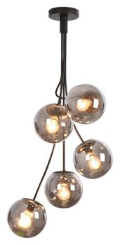 3508 Glory Lampa wisząca   IP20 czarny matowy E14 5x MAX 40