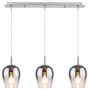 5253 Petunia Lampa wisząca   IP20 chrom E27 3x MAX 15