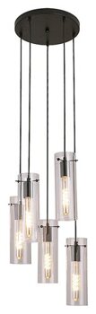 5260 Acantha Lampa wisząca   IP20 czarny E27 5x MAX 60