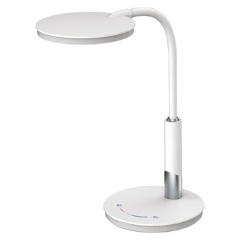 Biała lampka biurkowa, LED 10W, neutralna K-BL1237 BIAŁY z serii DINO