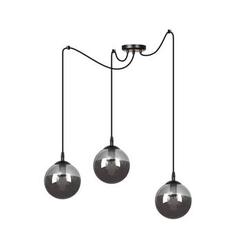 Elegancka lampa wisząca nowoczesna grafitowy 3x40W 200cm 937/3 GIGI 3