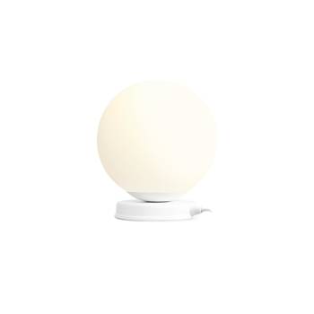 LAMPKA BIURKOWA BALL WHITE M