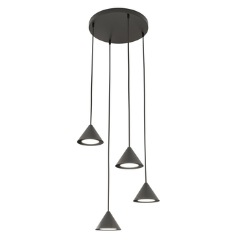 Lampa wisząca ELIT 4 PREMIUM BLACK EMIBIG 1330/4PREM