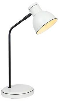 Lampka stołowa biało-czarna prosta Zumba 41-72078