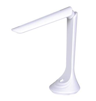 Minimalistyczna, prosta lampka biurkowa LED K-MT-205 BIAŁY z serii ASTON